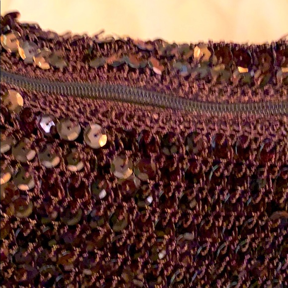 Slinky sequined chocolate hobo bag! - Picture 5 of 5